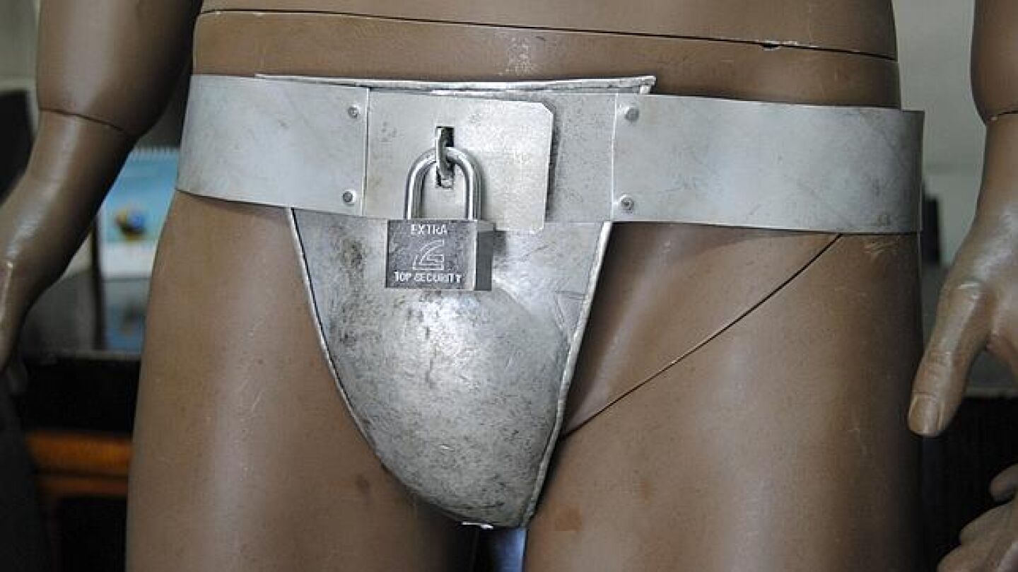 Un cintur&oacute;n de castidad