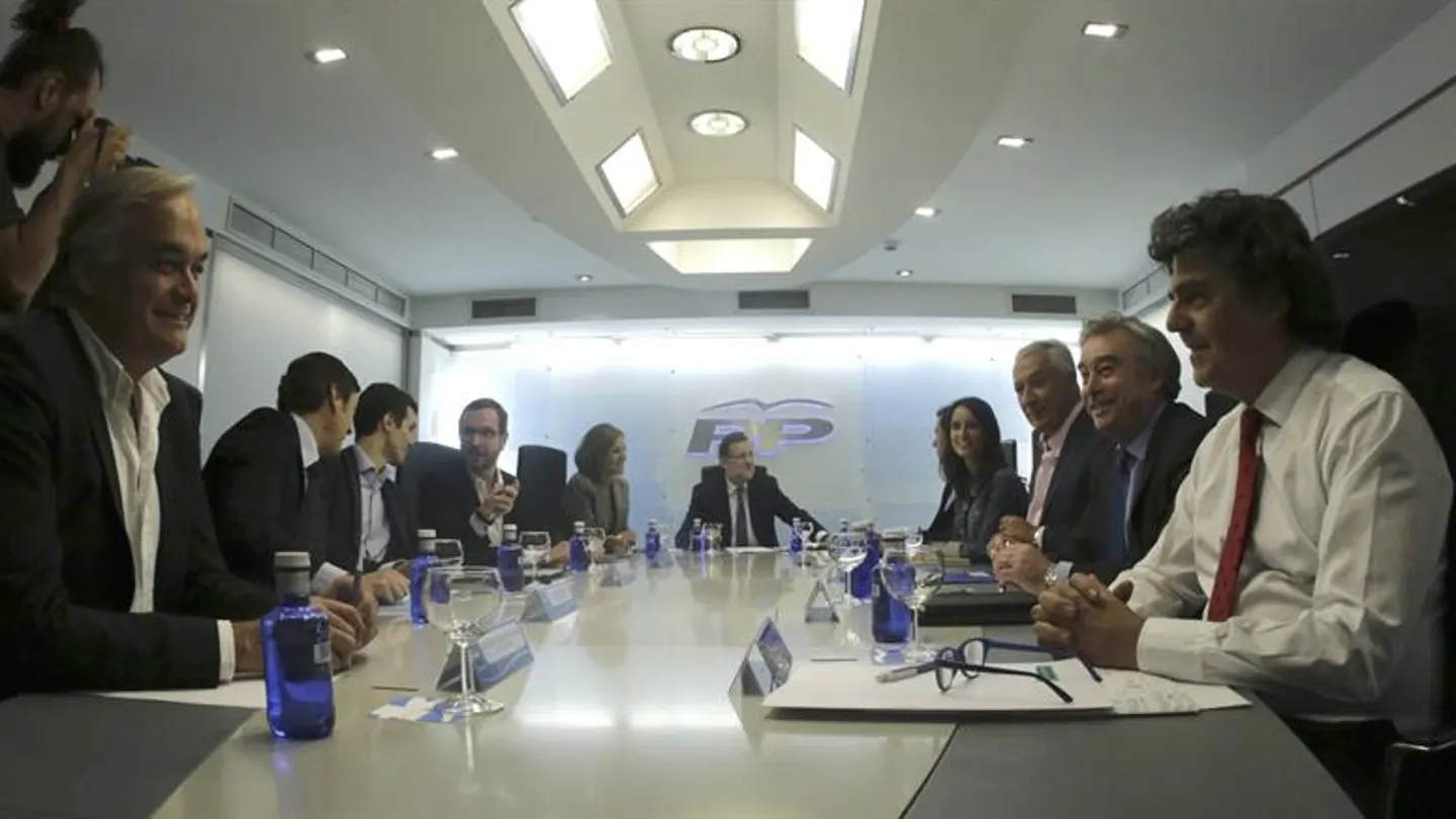 Rajoy preside la primera reunión del Comité de Dirección tras los cambios en el PP Rajoy preside la primera reunión del Comité de Dirección tras los cambios en el PP
