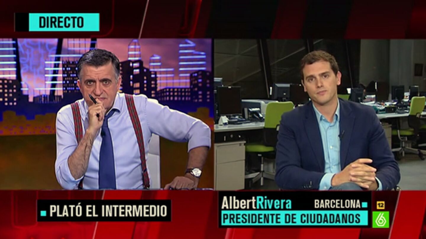 Albert Rivera visita &lsquo;El Intermedio&rsquo; 
