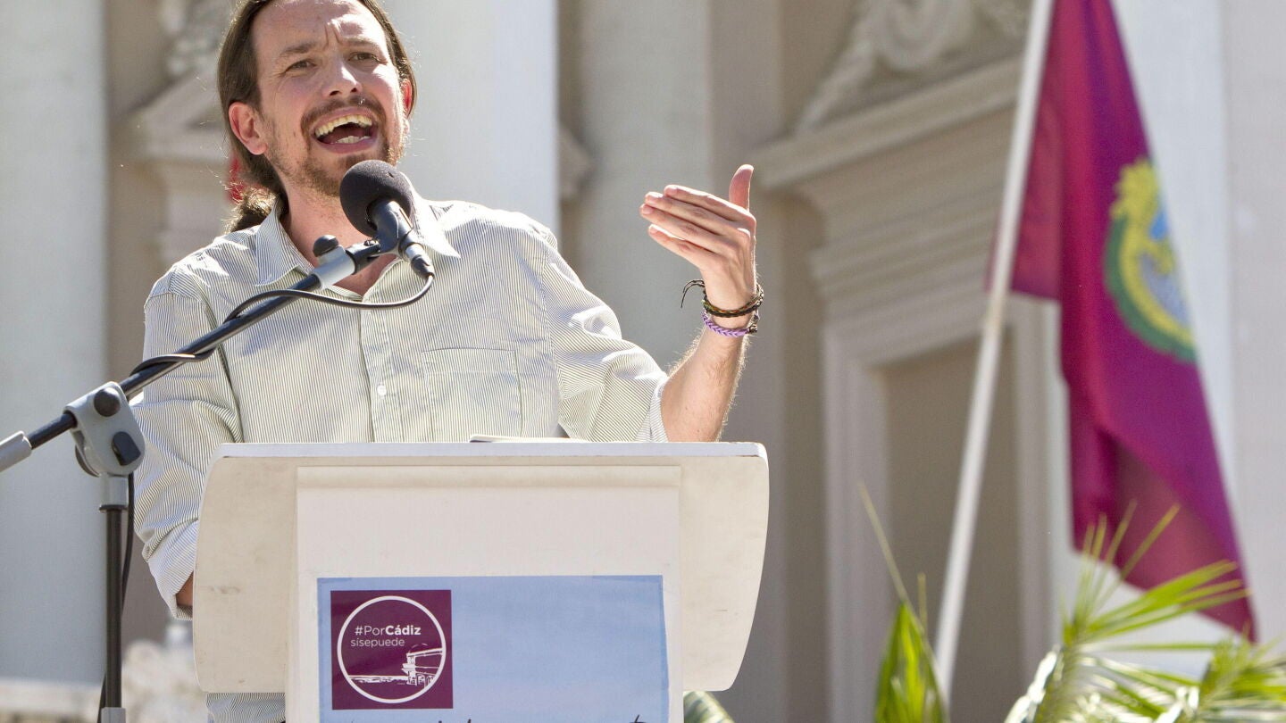 El secretario general de Podemos, Pablo Iglesias