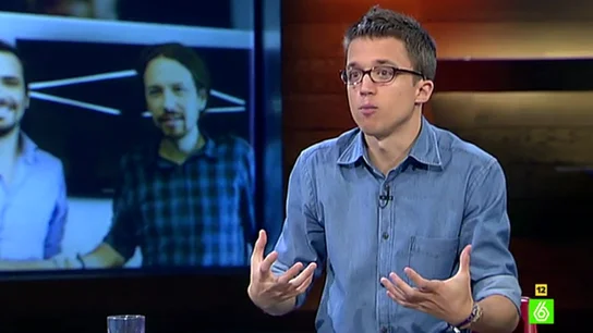Íñigo Errejón en el plató de ‘El Intermedio’ Íñigo Errejón en el plató de ‘El Intermedio’