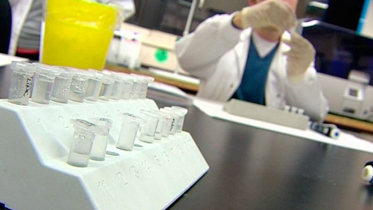 Un laboratorio de vacunas m&eacute;dicas