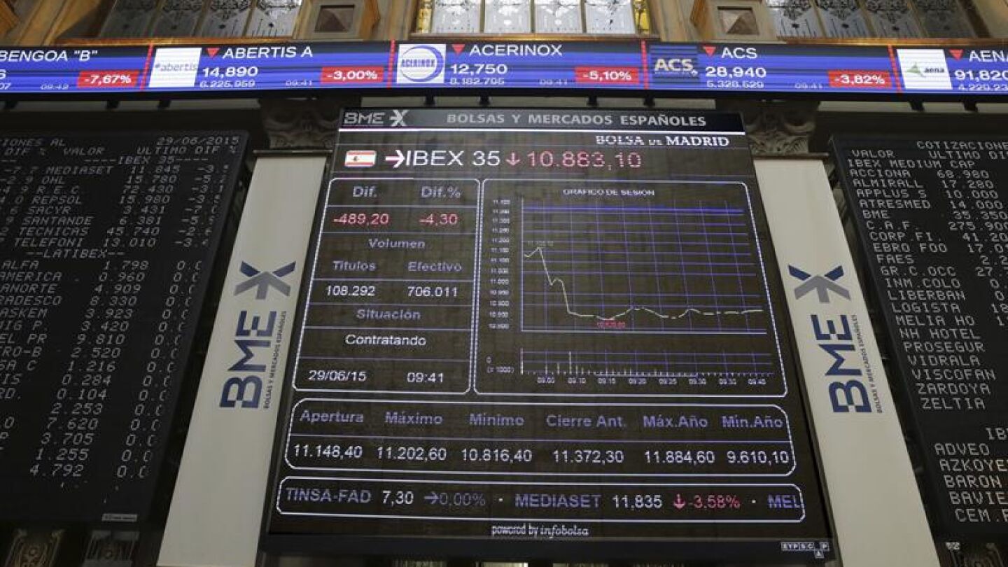 El principal indicador de la bolsa espa&ntilde;ola, el IBEX 35