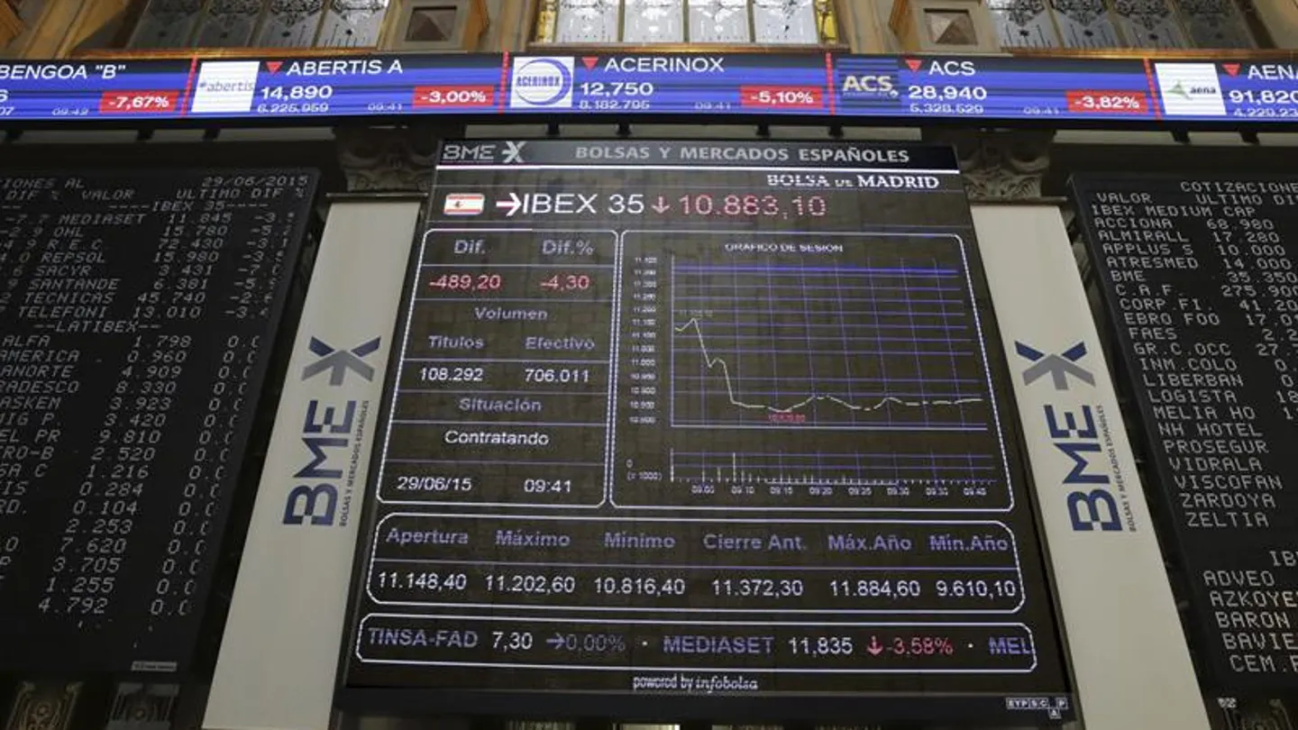 El principal indicador de la bolsa española, el IBEX 35 El principal indicador de la bolsa española, el IBEX 35