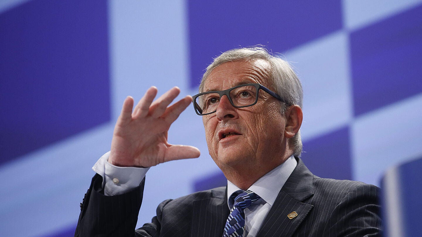 Jean-Claude Juncker, presidente de la Comisi&oacute;n Europea