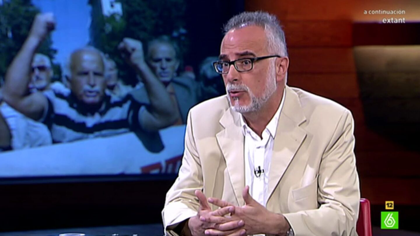 El catedr&aacute;tico de Historia Econ&oacute;mica Carles Manera visita 'El Intermedio'