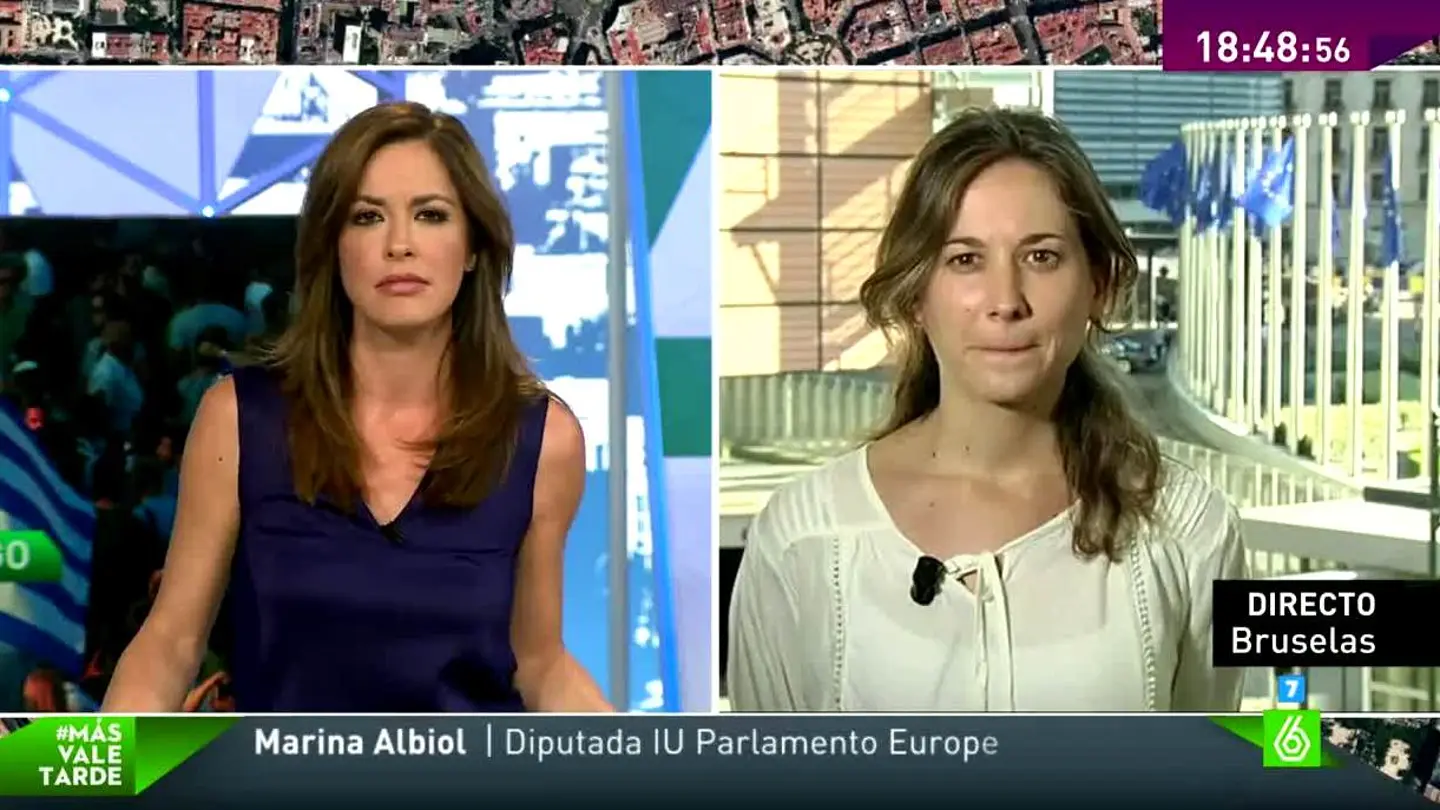Marina Albiol, IU: "La Troika está actuando con chantajes hacia el pueblo griego" Marina Albiol, IU: "La Troika está actuando con chantajes hacia el pueblo griego"