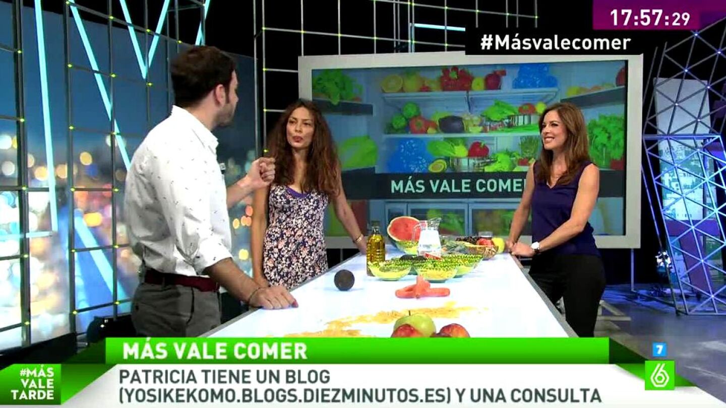 Patricia P&eacute;rez: "El agua muy fr&iacute;a ralentiza la digesti&oacute;n"