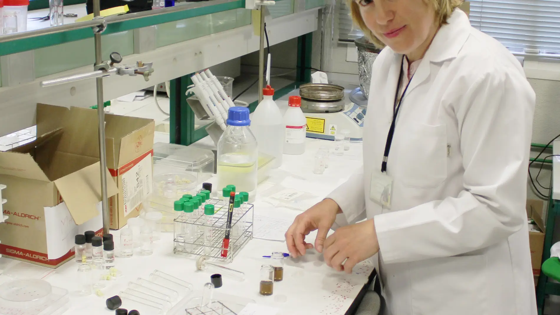La investigadora del Instituto de Cienci