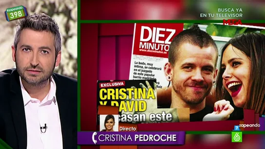 Cristina Pedroche ironiza sobre su boda Cristina Pedroche ironiza sobre su boda