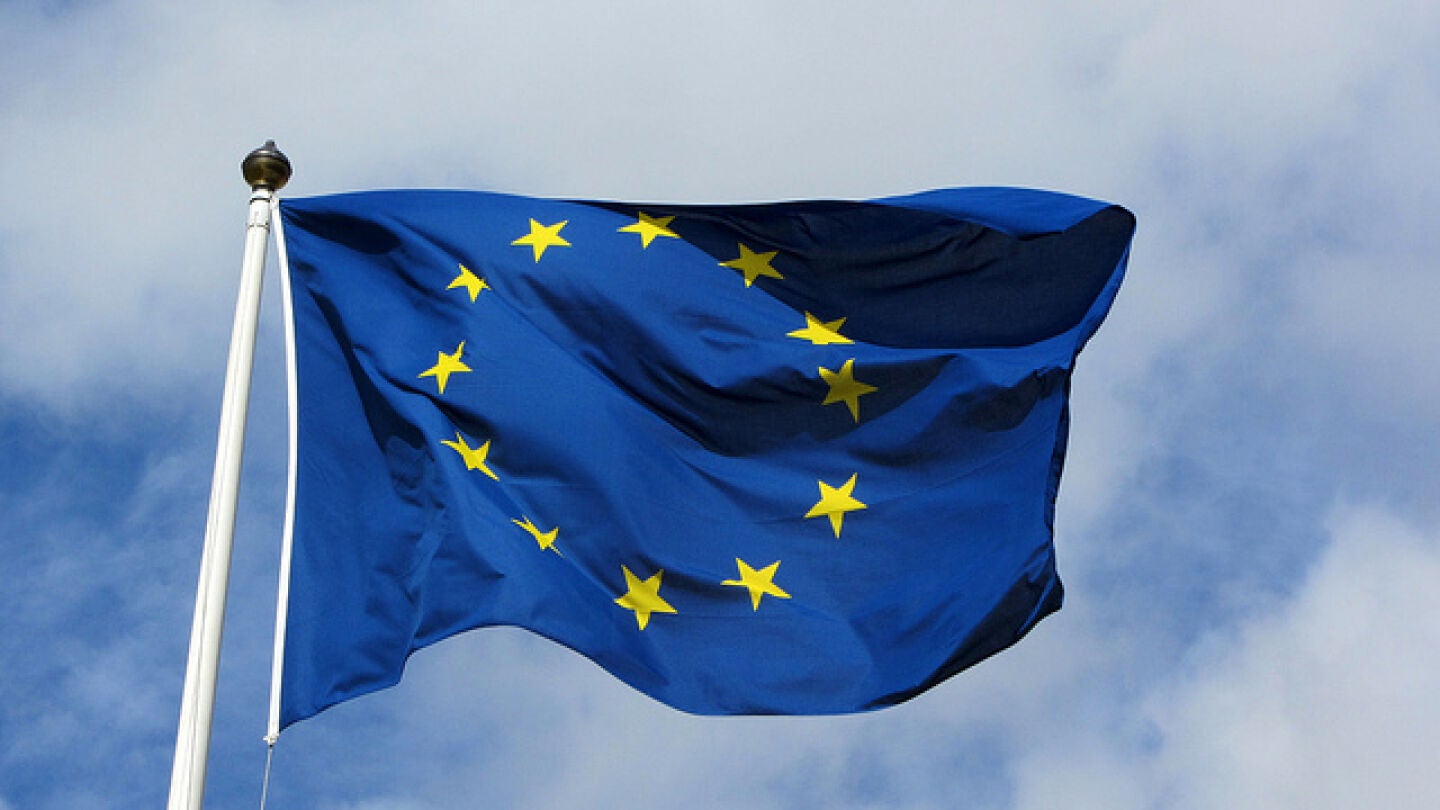 Bandera de la Uni&oacute;n Europea