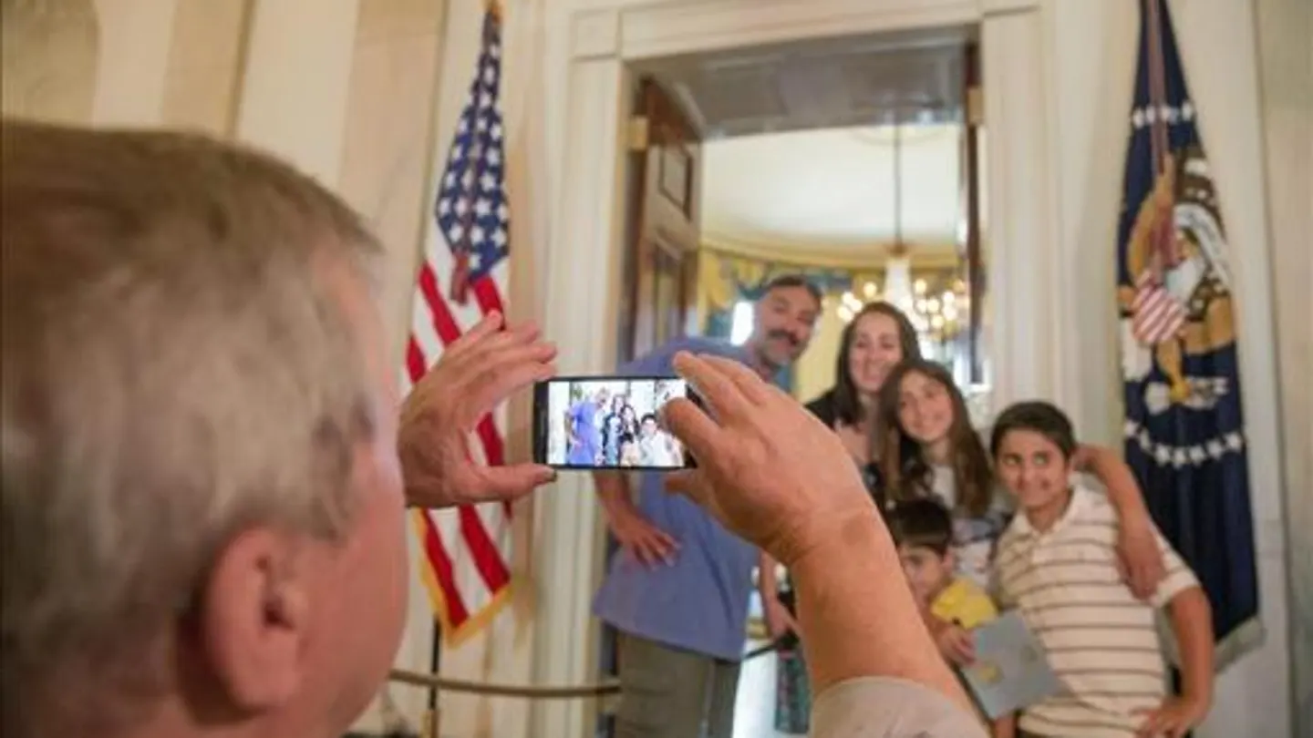 Familia fotografiándose Familia fotografiándose