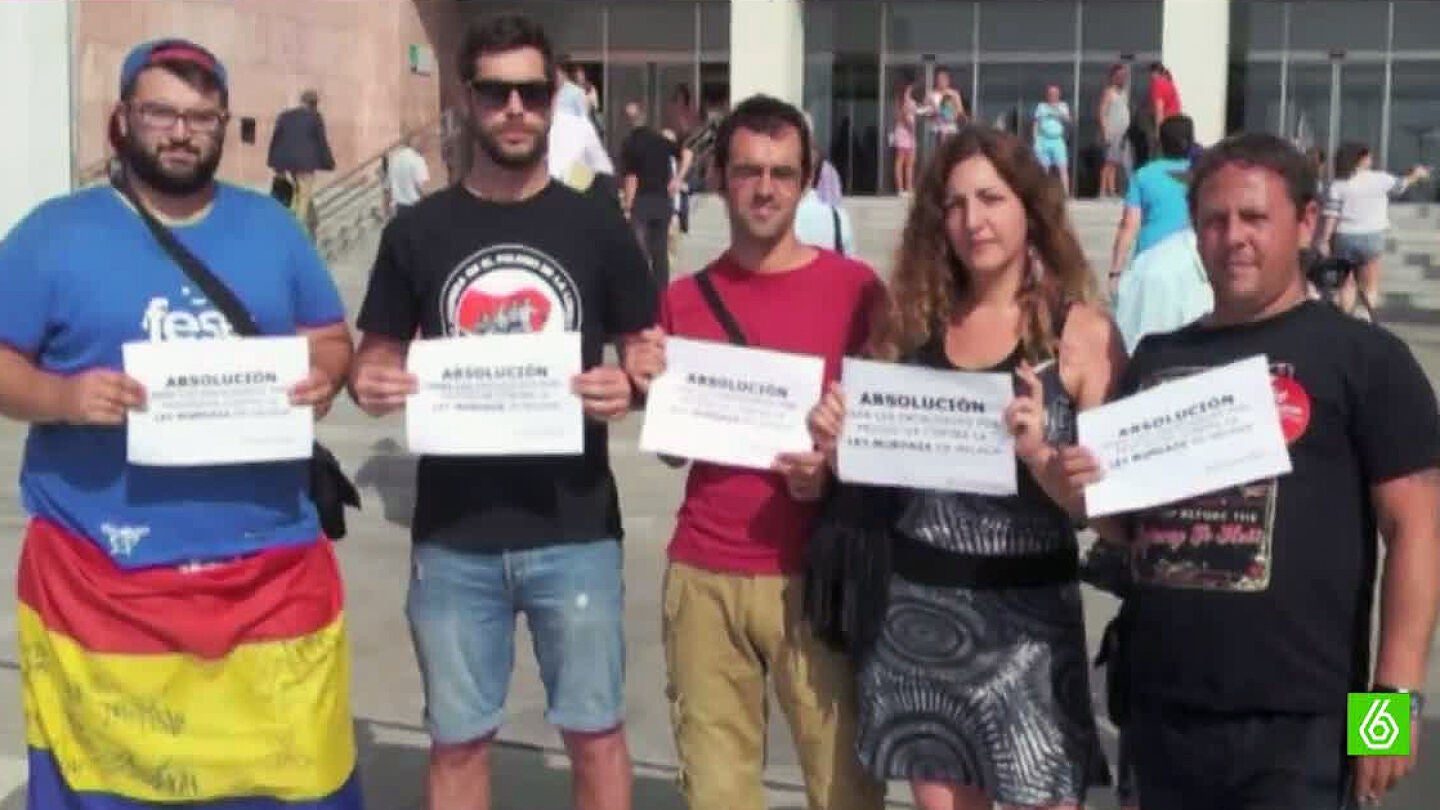 Cinco malague&ntilde;os, primeras v&iacute;ctimas de la 'Ley Mordaza'