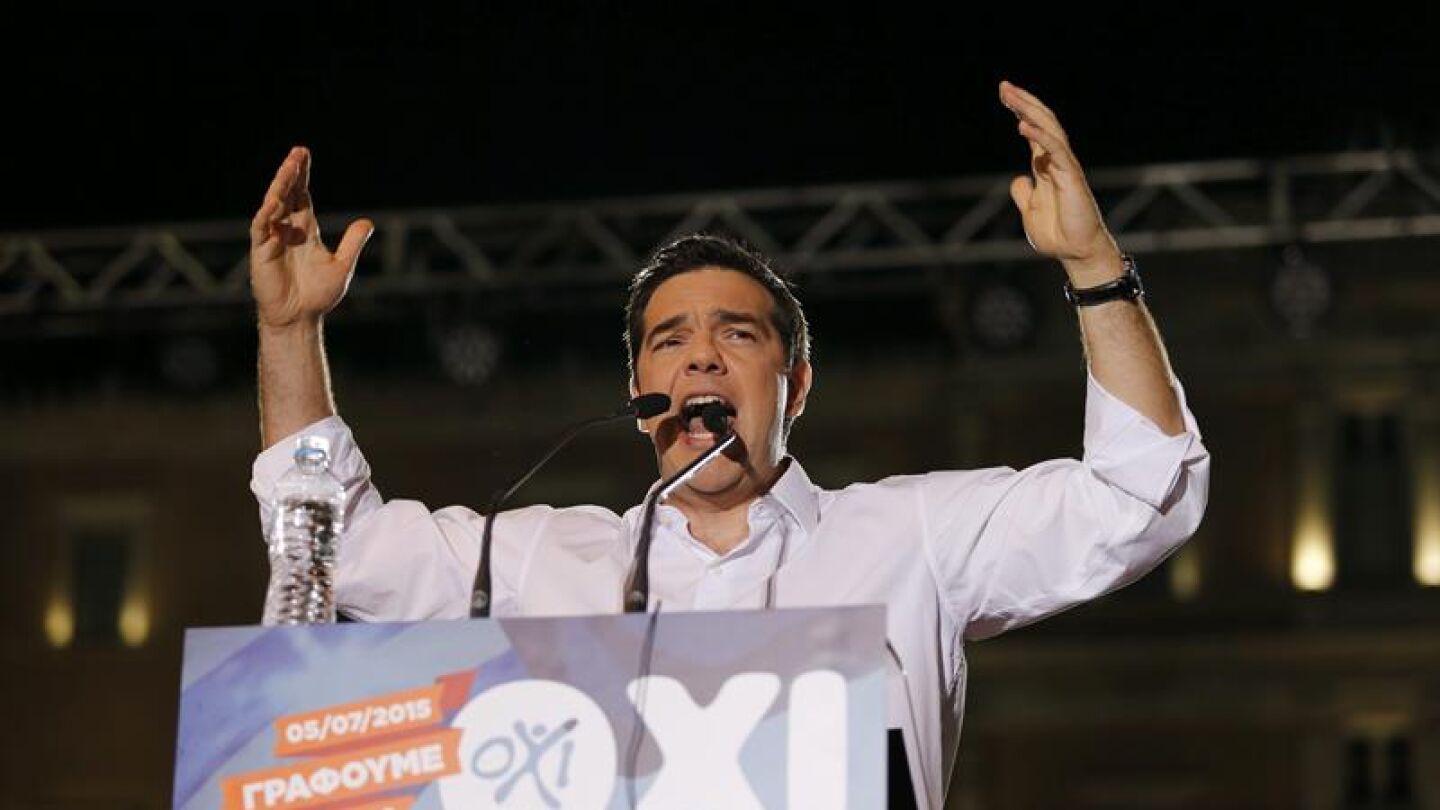 Alexis Tsipras pide el 'no' en el refer&eacute;ndum: "Los ultim&aacute;tum a veces se convierten en un 'boomerang'"