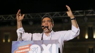 Alexis Tsipras pide el 'no' en el referéndum: "Los ultimátum a veces se convierten en un 'boomerang'"