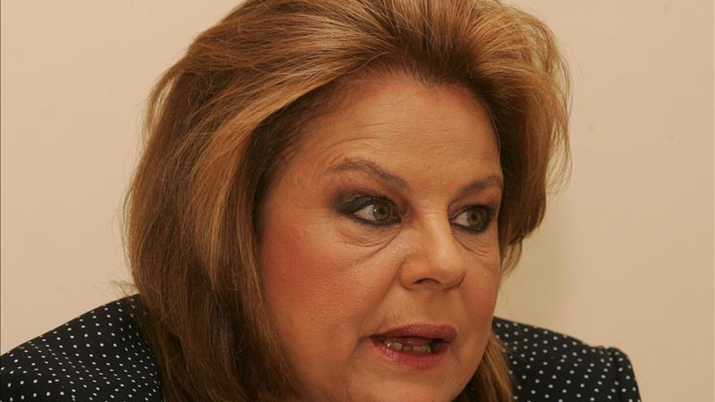 La presidenta de la Uni&oacute;n Griega de Bancos, Luka Katseli.