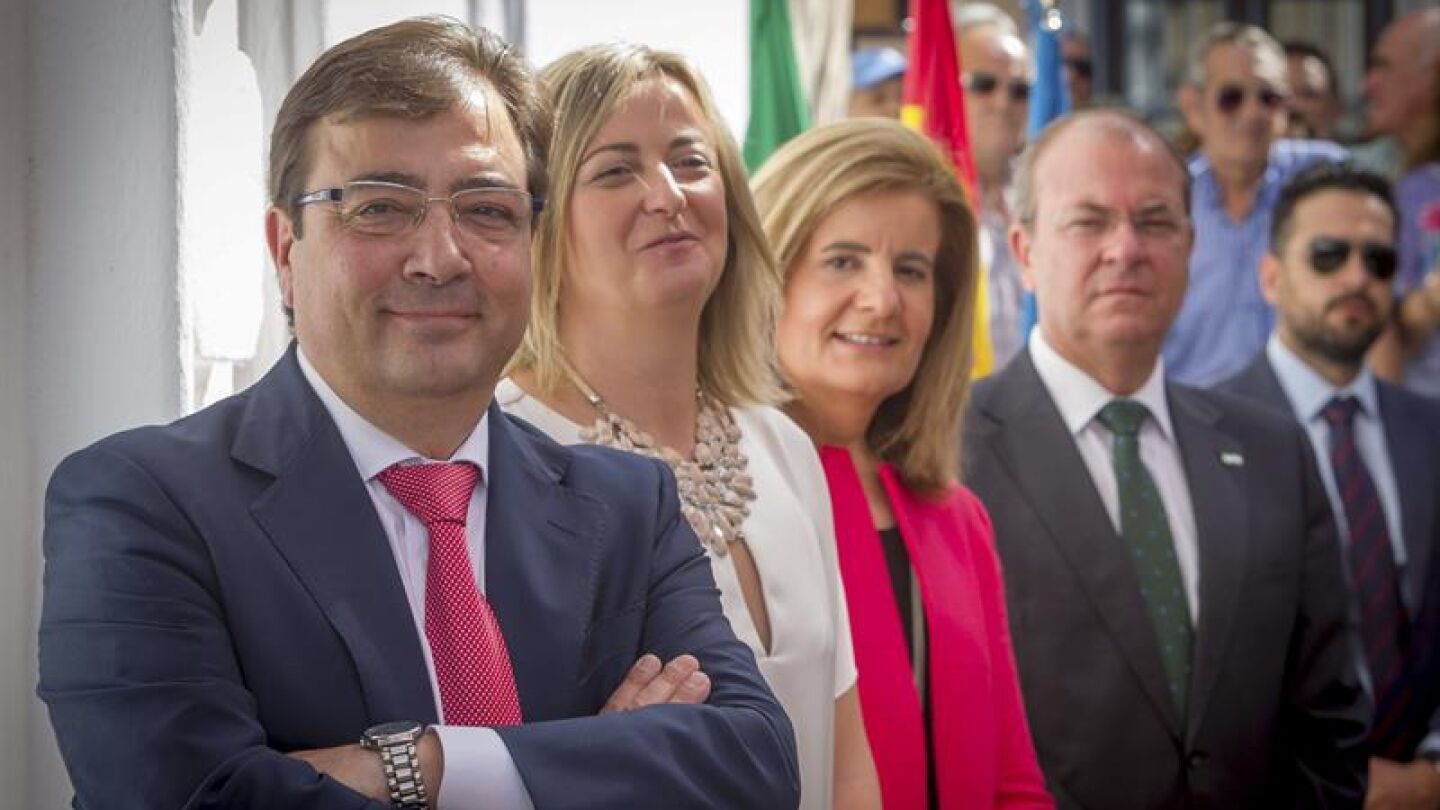 Fern&aacute;ndez Vara en su toma de posesi&oacute;n.