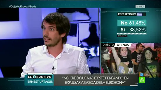 Ernest Urtasun en 'El Objetivo' Ernest Urtasun en 'El Objetivo'