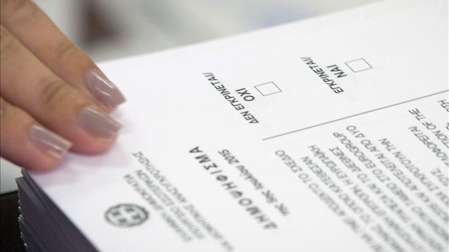 voto refer&eacute;ndum Grecia
