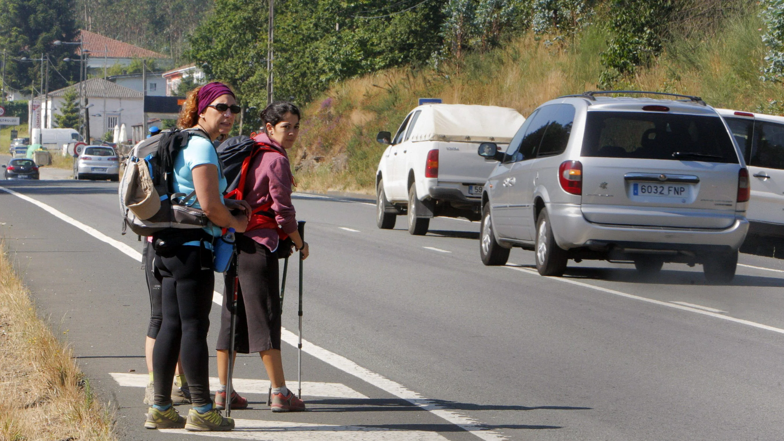 Peregrinos en el Camino de Santiago