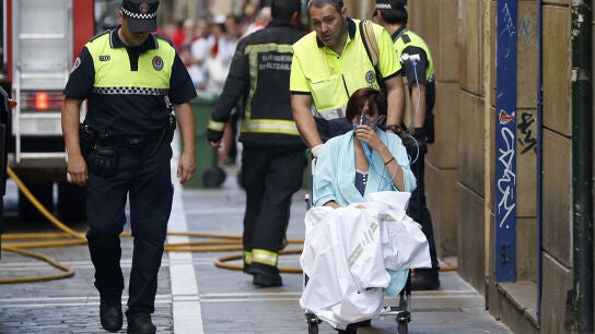 Dos personas han sido trasladadas al Complejo Hospitalario de Navarra