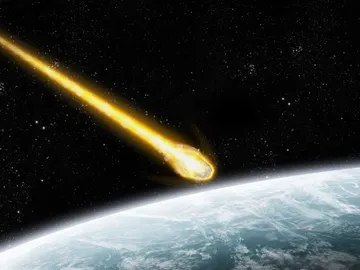 Recreación de un meteoro apocalíptico Recreación de un meteoro apocalíptico