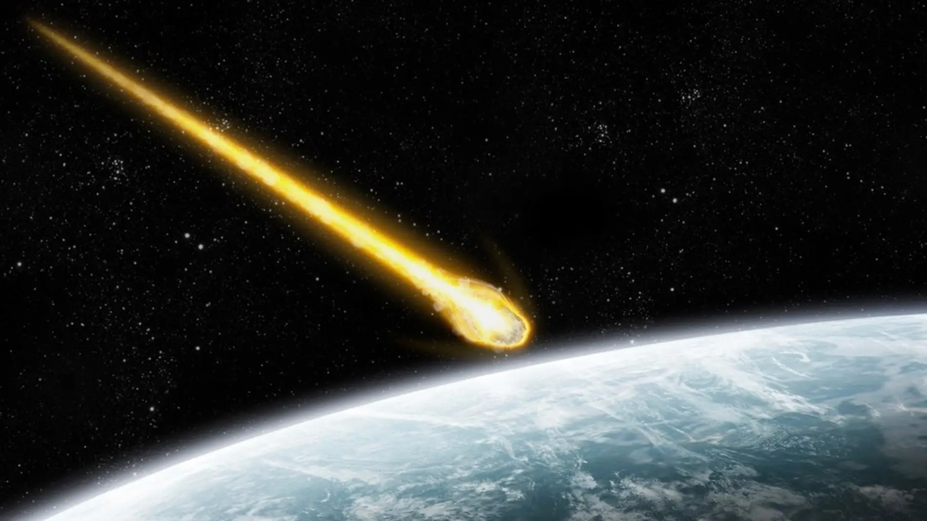Recreación de un meteoro apocalíptico
