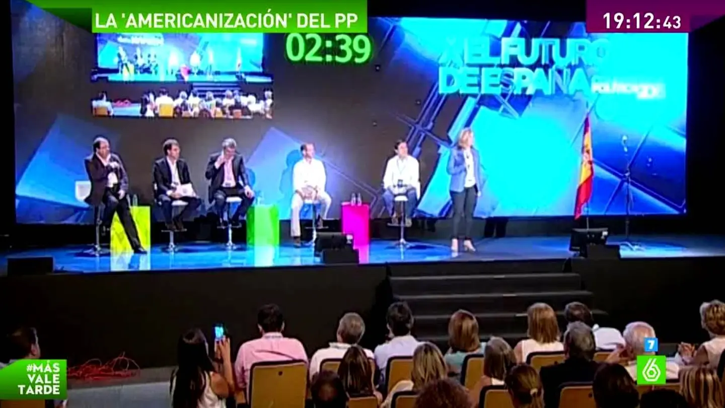 Puesta en escena americana en la conferencia política del Partido Popular Puesta en escena americana en la conferencia política del Partido Popular