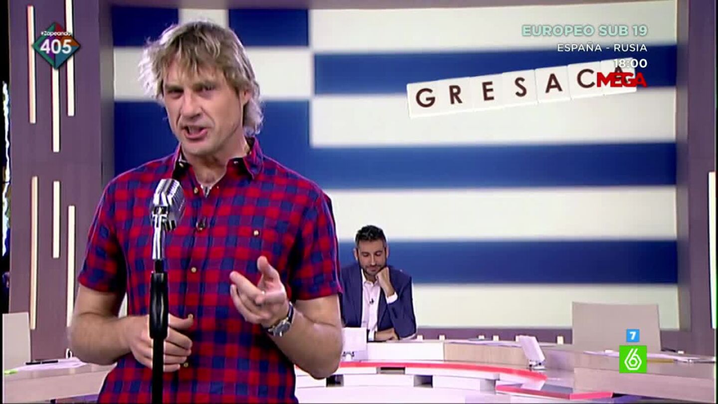 Julian Iantzi: "Cuando los griegos beben para olvidar la crisis, se ponen como 'Las Griecas' y al d&iacute;a siguiente tienen gresaca"