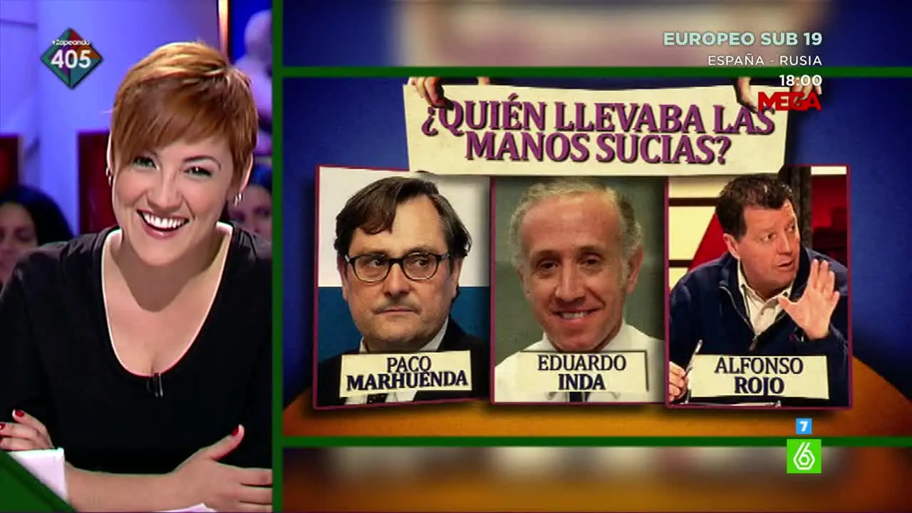 Cristina Pardo: “Marhuenda lleva las manos sucias de recortar periódicos” Cristina Pardo: “Marhuenda lleva las manos sucias de recortar periódicos”