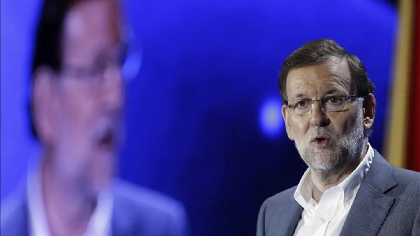 El presidente del Gobierno, Mariano Rajoy, durante su intervención en la clausura de la Conferencia Política del PP El presidente del Gobierno, Mariano Rajoy, durante su intervención en la clausura de la Conferencia Política del PP