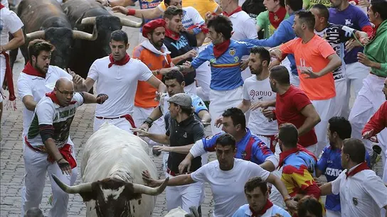 Sexto encierro en Pamplona Sexto encierro en Pamplona