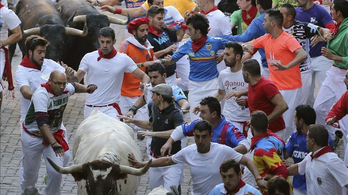 Sexto encierro en Pamplona