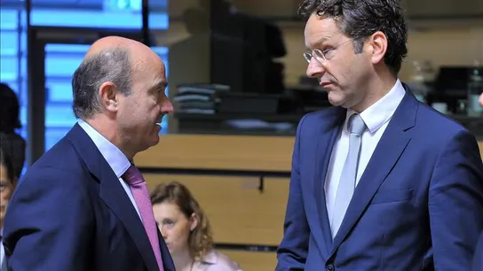 Luis de Guindos y Dijsselbloem Luis de Guindos y Dijsselbloem