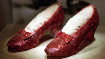 Zapatos de Dorothy en 'El Mago de Oz'