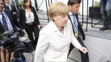 Angela Merkel en Bruselas