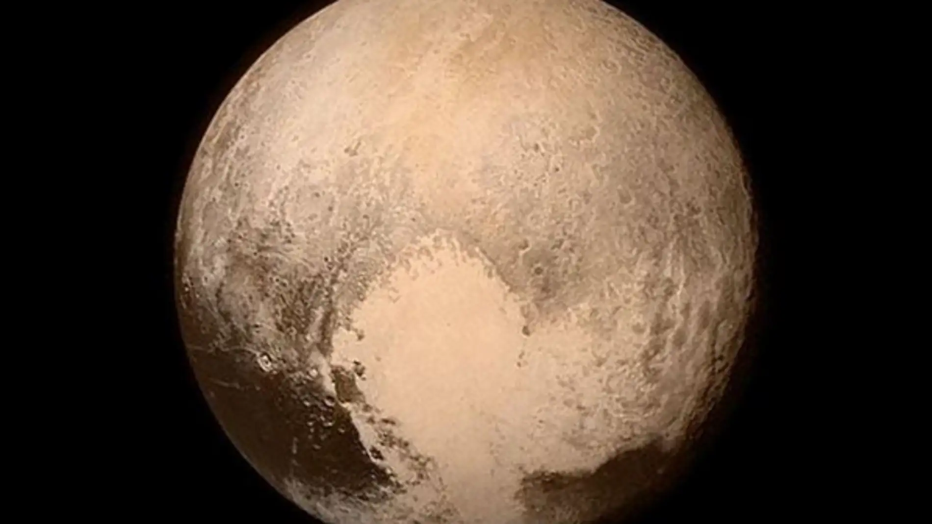 Plutón, captado por New Horizons