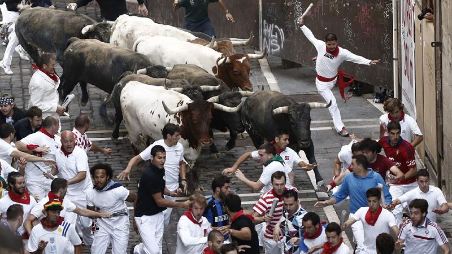 &Uacute;ltimo encierro de los Sanfermines 2015