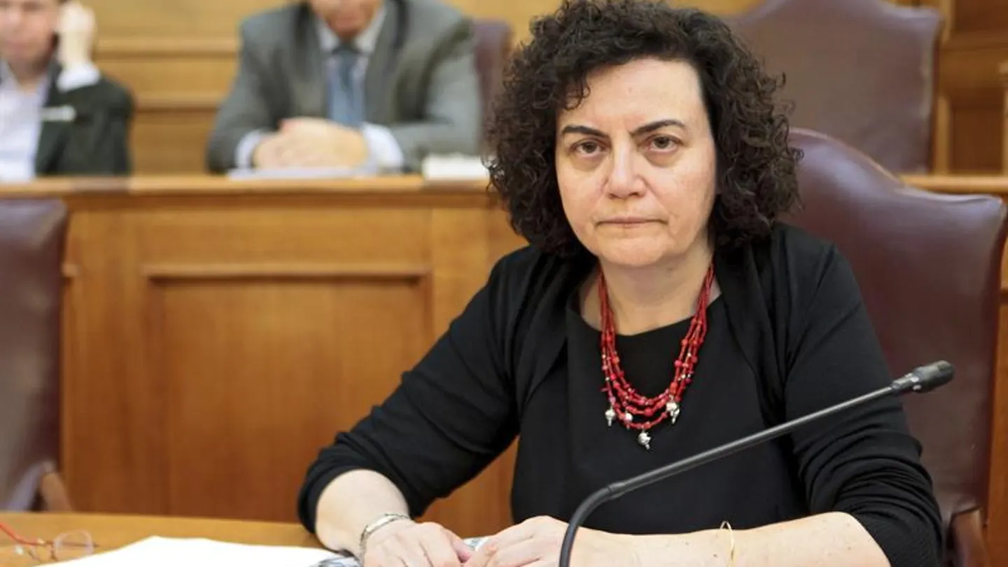 Nadia Valavani, vicemnistra de Finanzas griega Nadia Valavani, vicemnistra de Finanzas griega