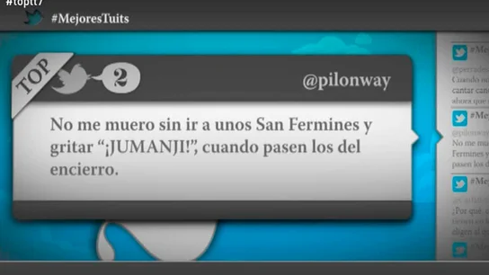 @pilonway: "No me muero sin ir a unos San Fermines y gritar 'Jumanji', cuando pasen los del encierro" @pilonway: "No me muero sin ir a unos San Fermines y gritar 'Jumanji', cuando pasen los del encierro"