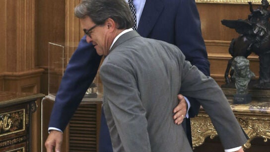 Artur Mas, al reunirse con el rey en la Zarzuela: "Vengo en son de paz"