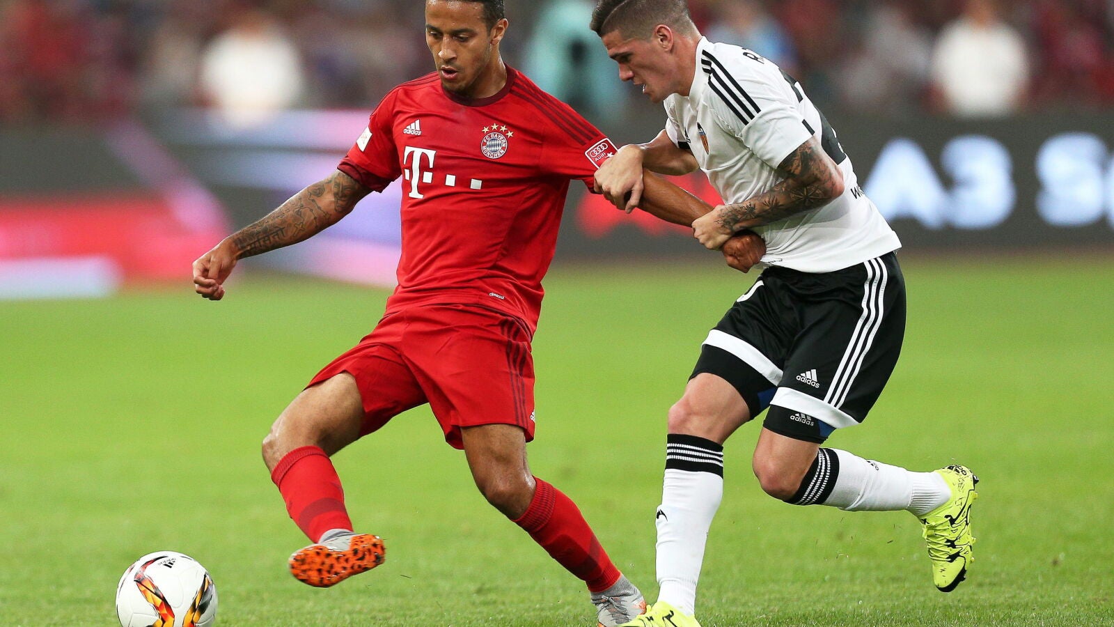 El Bayern gole&oacute; por cuatro goles a uno al Valencia en el amistoso en Pek&iacute;n