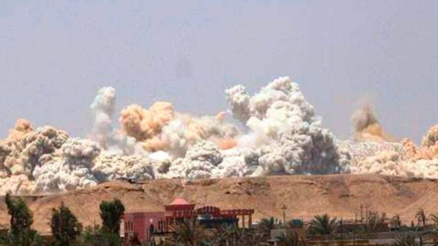 ISIS vuela el estadio ol&iacute;mpico de Ramadi