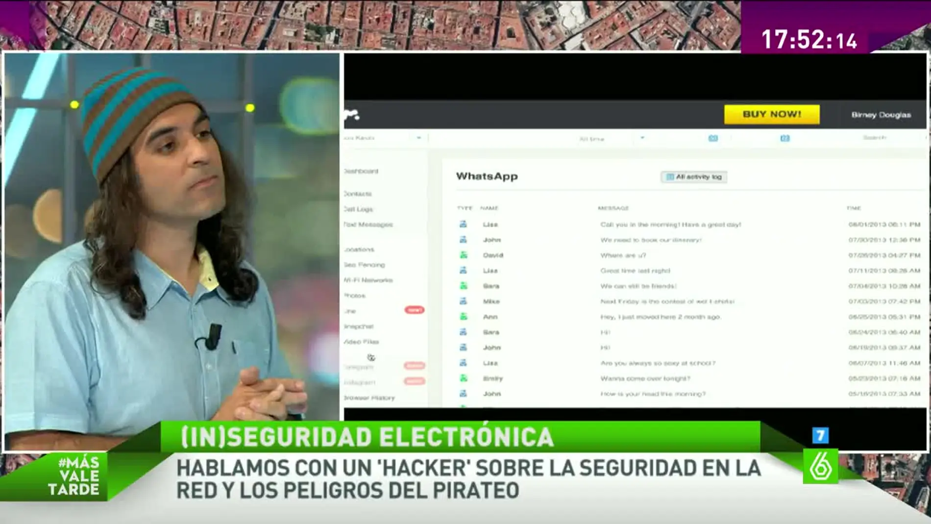 El hacker Chema Alonso en 'Más Vale Tarde'