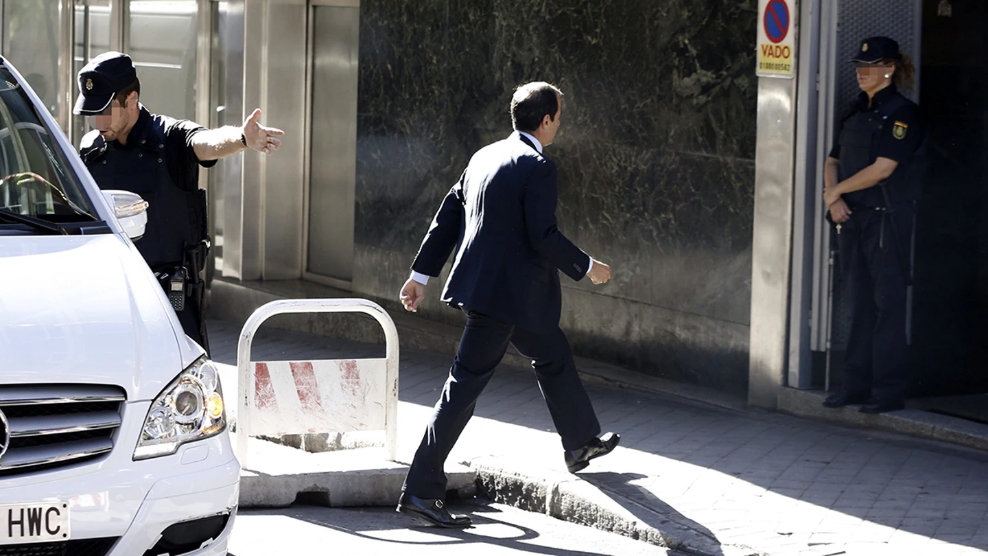 Exconsejero de Presidencia de la Comunidad de Madrid Salvador Victoria a su llegada a la Audiencia Nacional Exconsejero de Presidencia de la Comunidad de Madrid Salvador Victoria a su llegada a la Audiencia Nacional