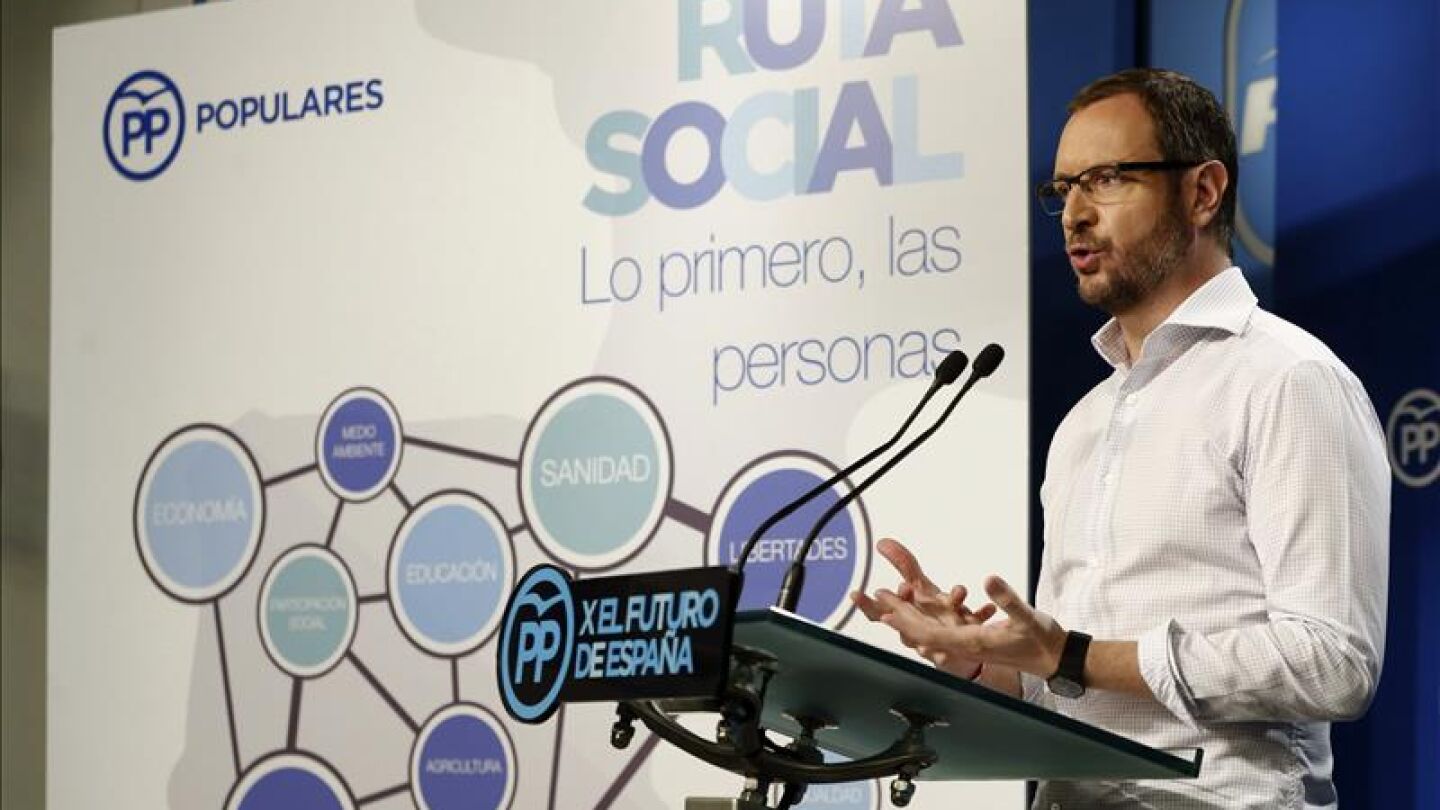 El vicesecretario general de Sectorial del PP, Javier Maroto