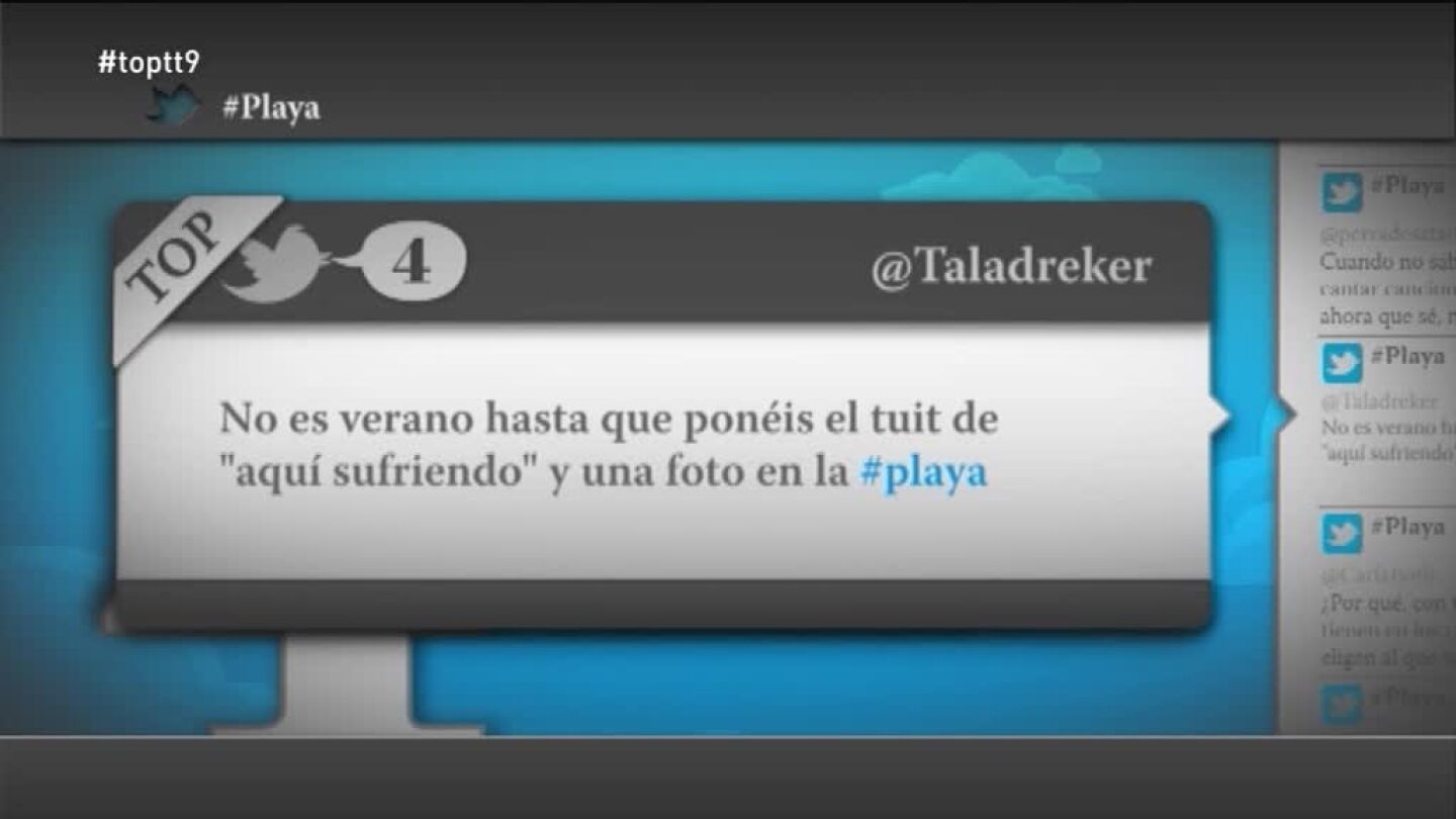 @Taladreker: "No es verano hasta que pon&eacute;is el tuit de 'aqu&iacute; sufriendo' y una foto en la playa"