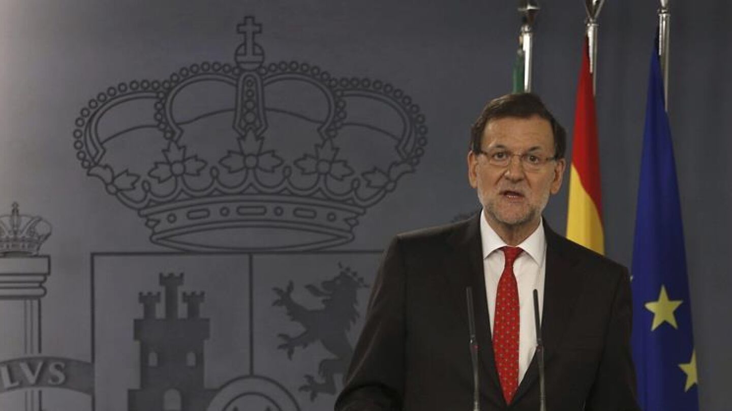 Mariano Rajoy ante los medios de comunicaci&oacute;n