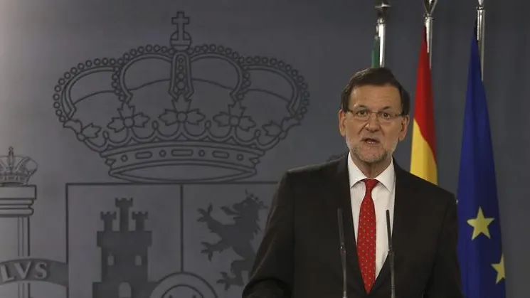 Mariano Rajoy ante los medios de comunicaci&oacute;n