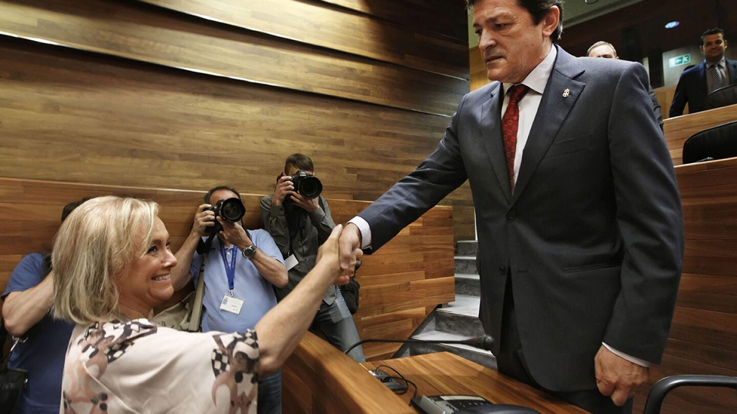 Javier Fern&aacute;ndez, reelegido presidente de Asturias